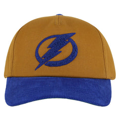 Tampa Bay Lightning American Needle Burnett Adjustable Hat - Tan/Blue - NHL