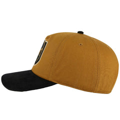 Vegas Golden Knights American Needle Burnett Adjustable Hat - Tan/Black - NHL