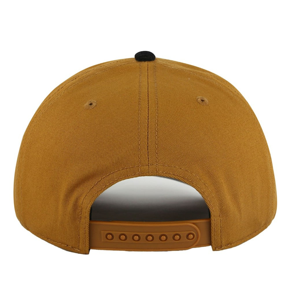 Vegas Golden Knights American Needle Burnett Adjustable Hat - Tan/Black - NHL
