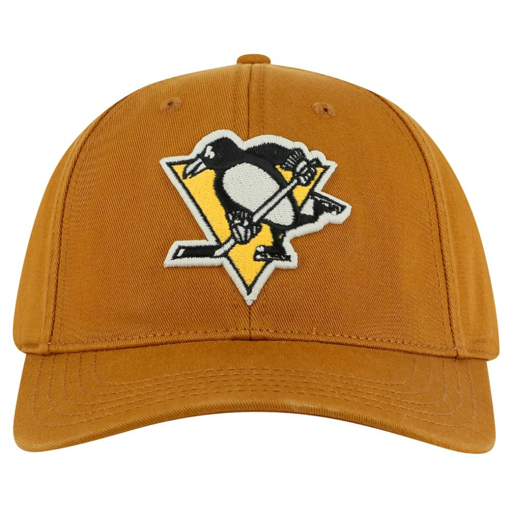 Pittsburgh Penguins American Needle Hepcat Washed Twill Adjustable Hat - Tan - NHL