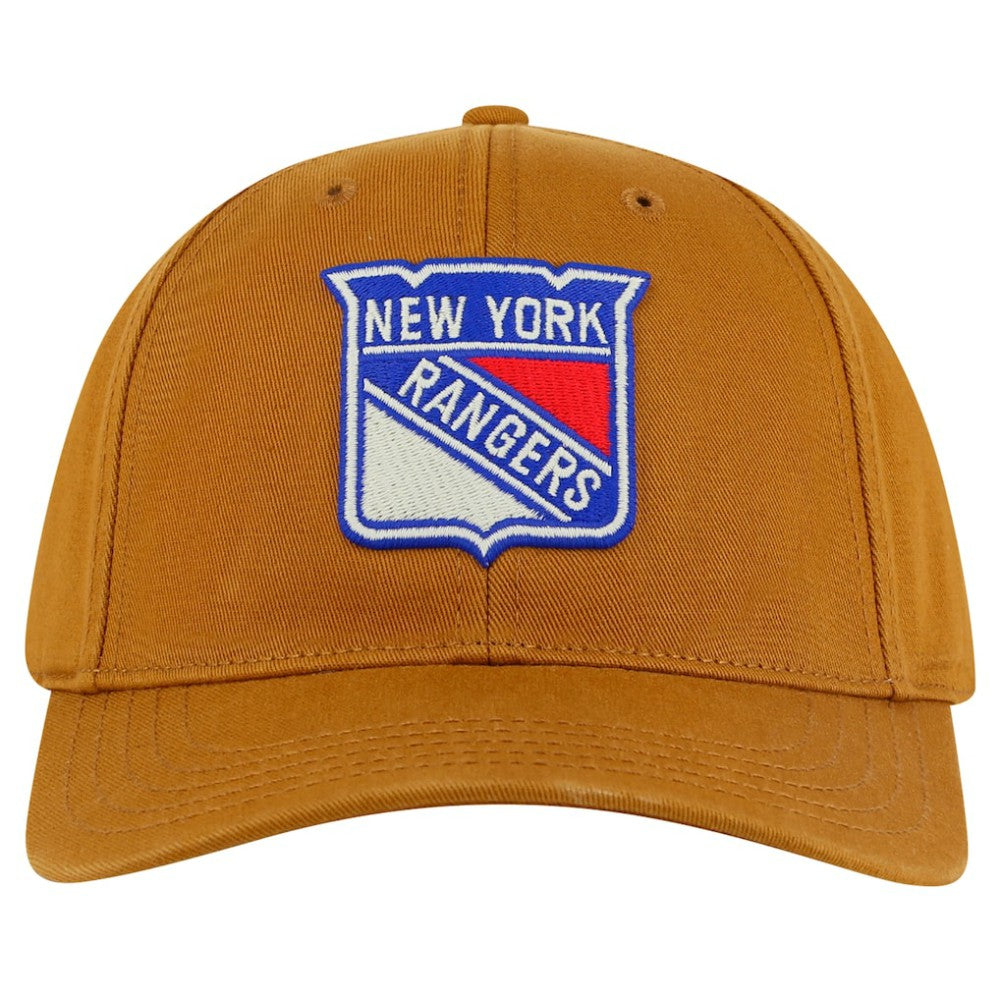 New York Rangers American Needle Hepcat Washed Twill Adjustable Hat - Tan - NHL