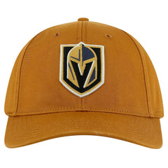 Vegas Golden Knights American Needle Hepcat Washed Twill Adjustable Hat - Tan - NHL