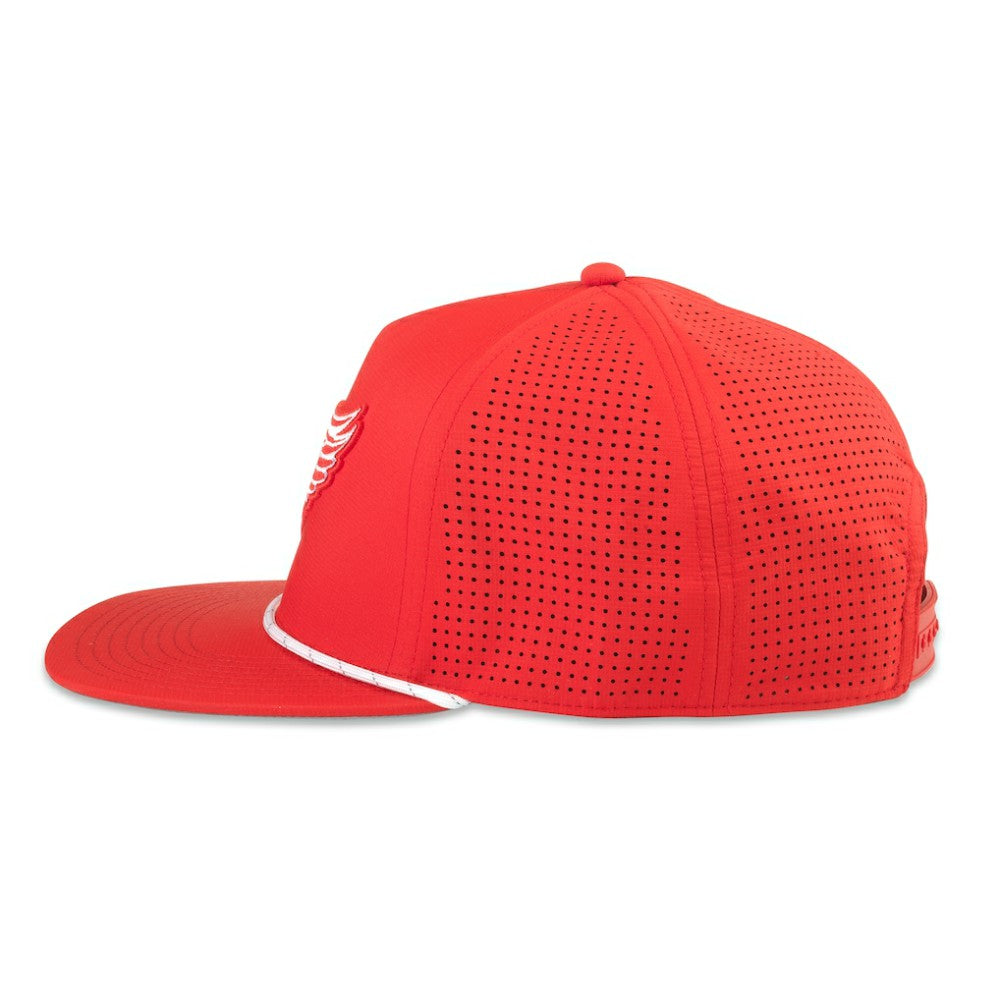 Detroit Red Wings American Needle Buxton Pro Tech Adjustable Hat - Red - NHL