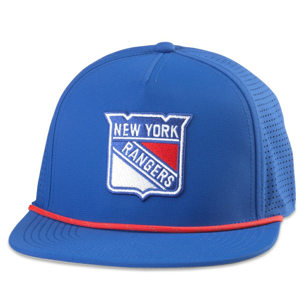 New York Rangers American Needle Buxton Pro Tech Adjustable Hat - Blue - NHL