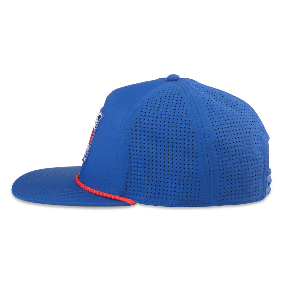 New York Rangers American Needle Buxton Pro Tech Adjustable Hat - Blue - NHL