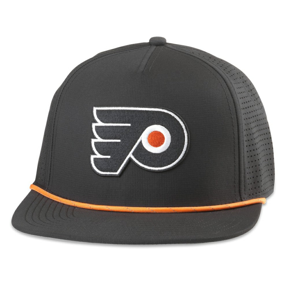 Philadelphia Flyers American Needle Buxton Pro Tech Adjustable Hat - Black - NHL