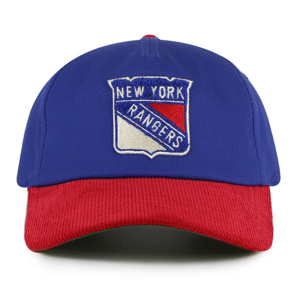 New York Rangers American Needle Burnett Adjustable Hat - Blue/Red - NHL