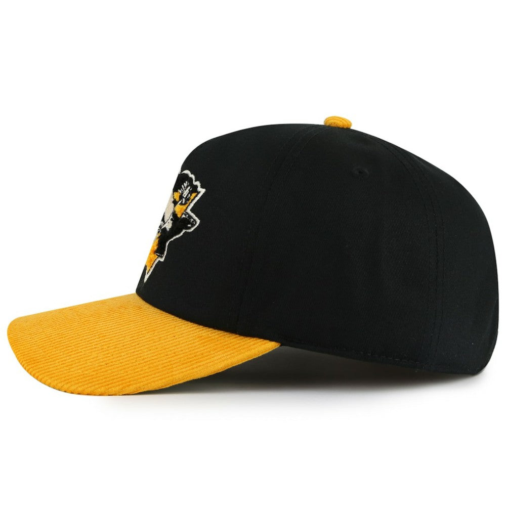 Pittsburgh Penguins American Needle Burnett Adjustable Hat - Black/Gold - NHL