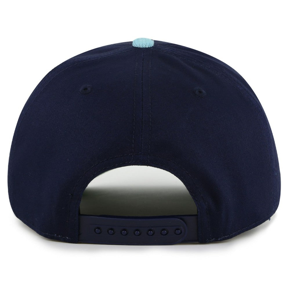 Seattle Kraken American Needle Burnett Adjustable Hat - Deep Sea Blue/Light Blue - NHL