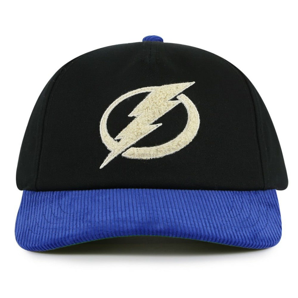 Tampa Bay Lightning American Needle Burnett Adjustable Hat - Black/Blue - NHL
