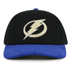 Tampa Bay Lightning American Needle Burnett Adjustable Hat - Black/Blue - NHL