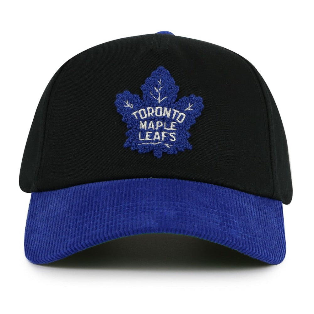 Toronto Maple Leafs American Needle Burnett Adjustable Hat - Black/Blue - NHL