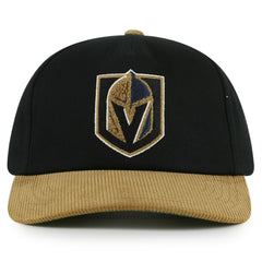Vegas Golden Knights American Needle Burnett Adjustable Hat - Black/Gold - NHL
