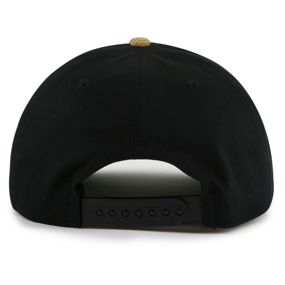 Vegas Golden Knights American Needle Burnett Adjustable Hat - Black/Gold - NHL