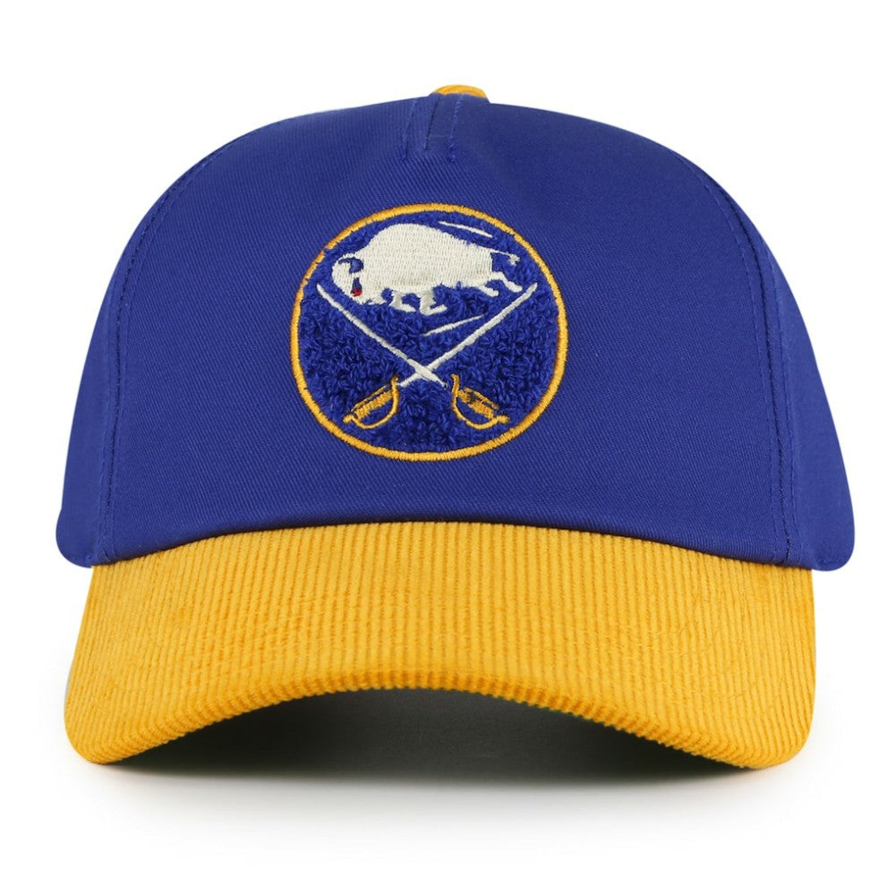 Buffalo Sabres American Needle Burnett Adjustable Hat - Royal/Gold - NHL