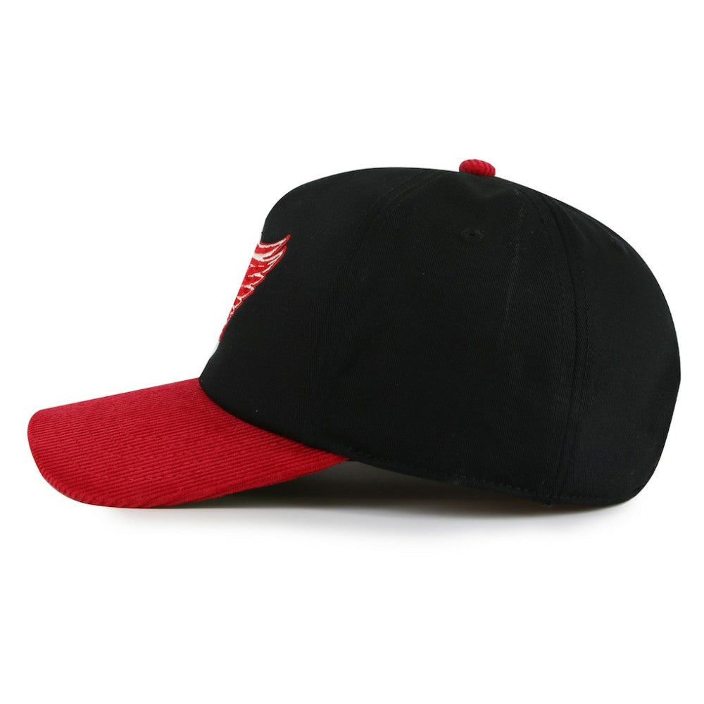 Detroit Red Wings American Needle Burnett Adjustable Hat - Black/Red - NHL