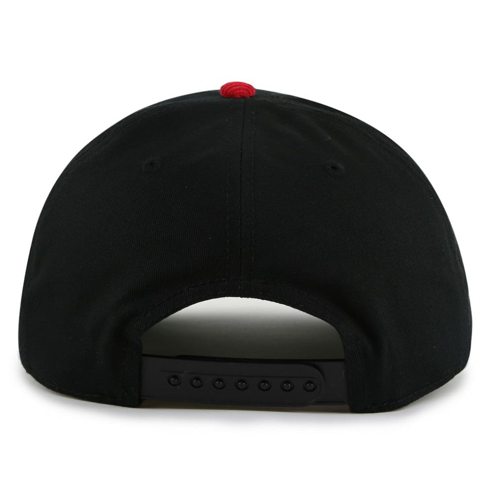 Detroit Red Wings American Needle Burnett Adjustable Hat - Black/Red - NHL