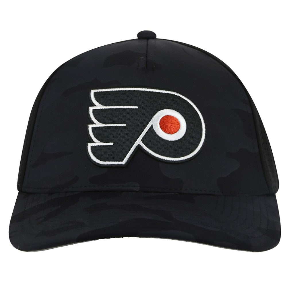 Philadelphia Flyers American Needle Valin Camo Super Tech Vented Adjustable Hat - Black - NHL