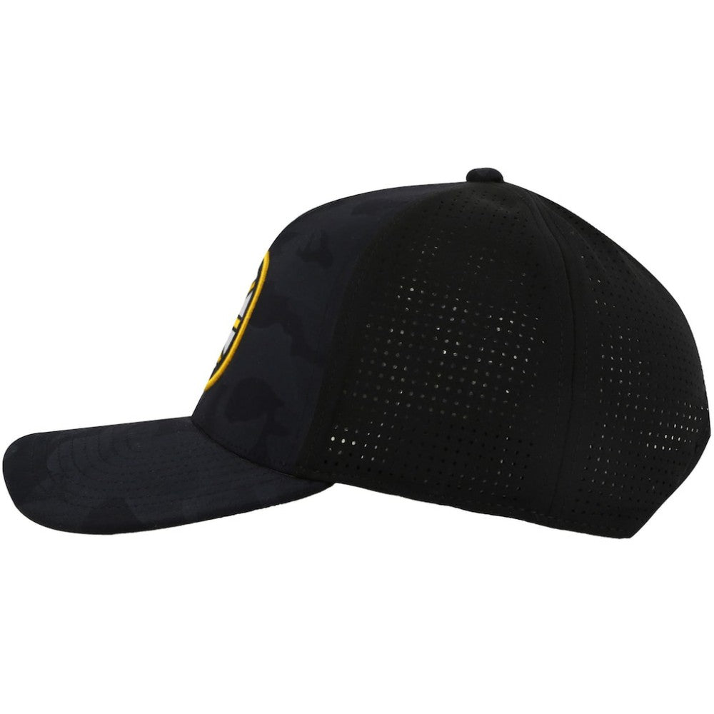 Boston Bruins American Needle Valin Camo Super Tech Vented Adjustable Hat - Black - NHL