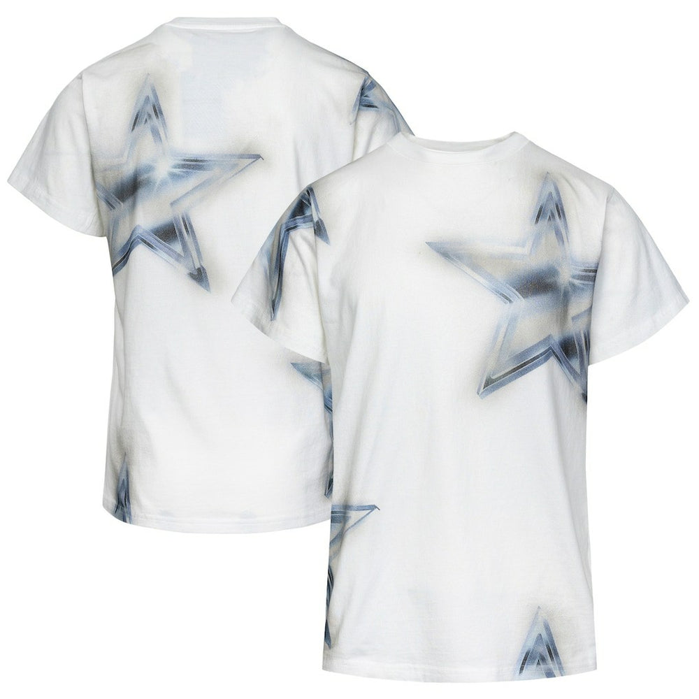 Dallas Cowboys By Way of Dallas Unisex Boxy Star T-Shirt White | NFL