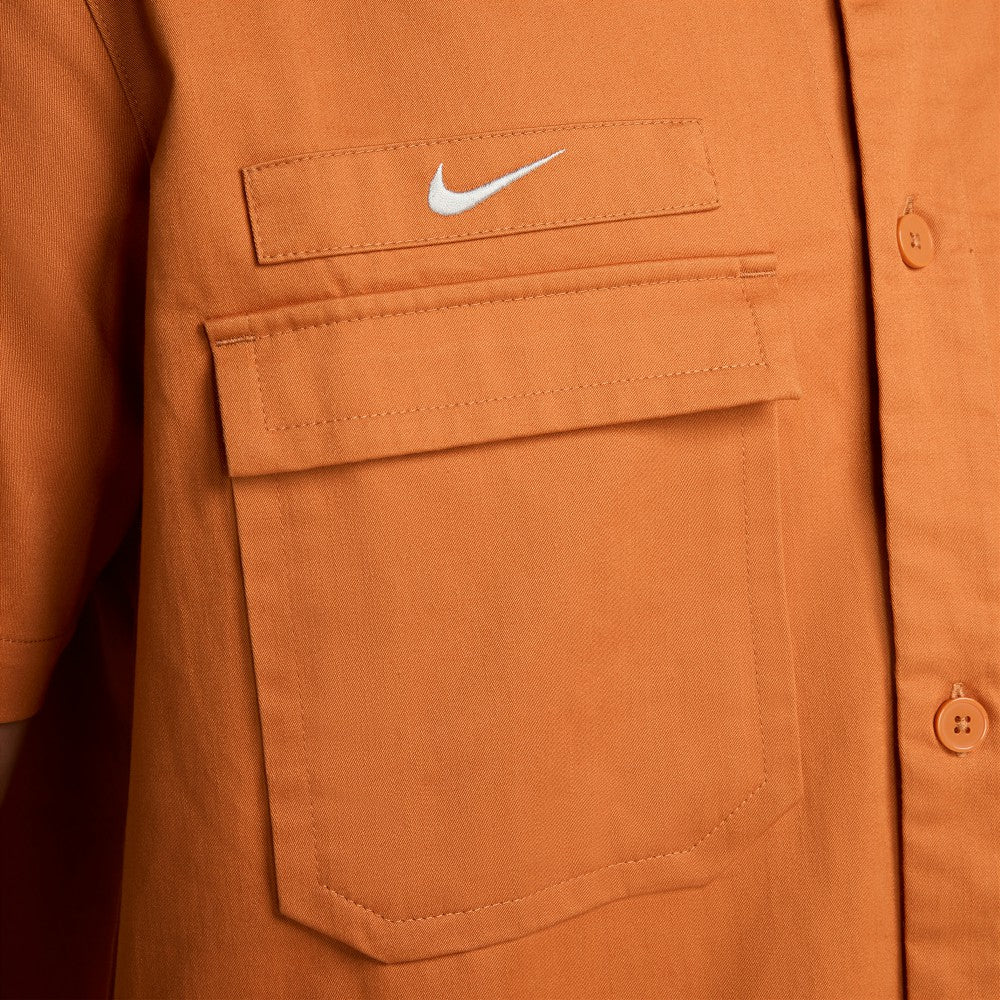 Club America CA x CA Woven Button-Down Shirt Burnt Orange | Nike Online