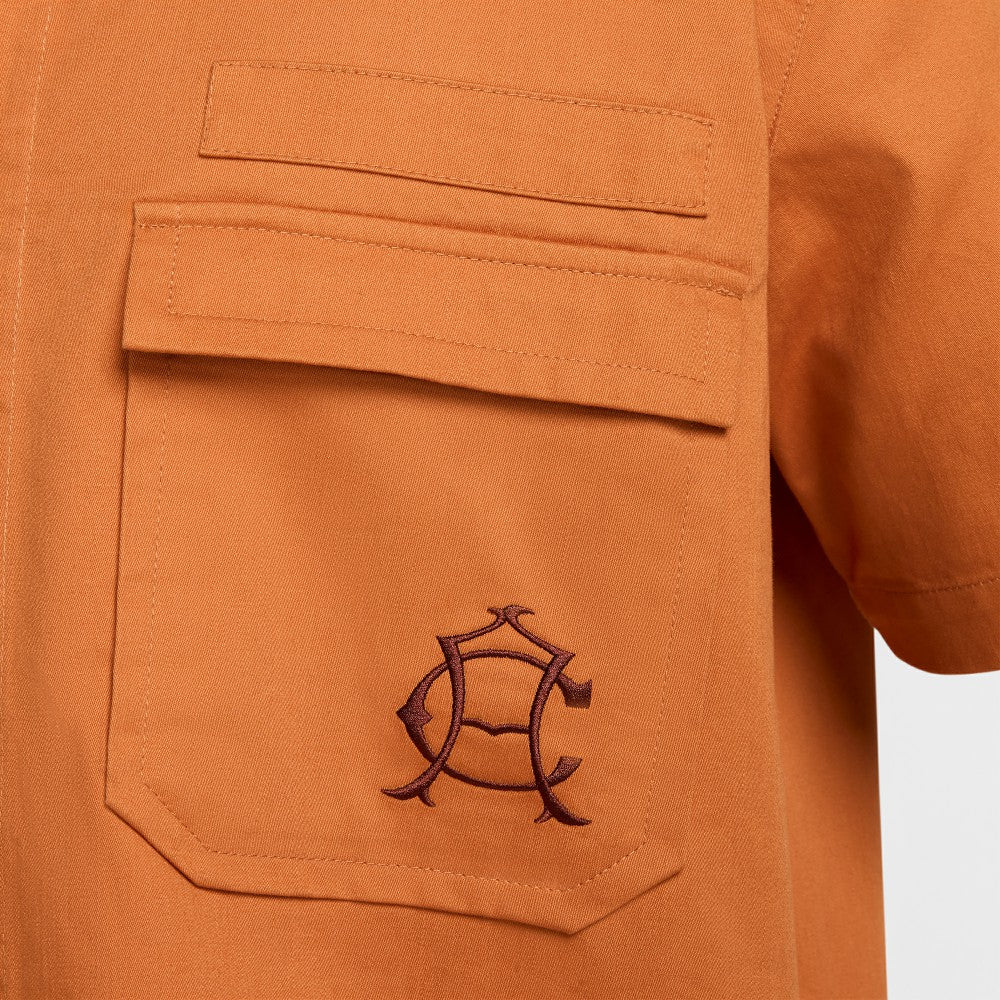 Club America CA x CA Woven Button-Down Shirt Burnt Orange | Nike Online