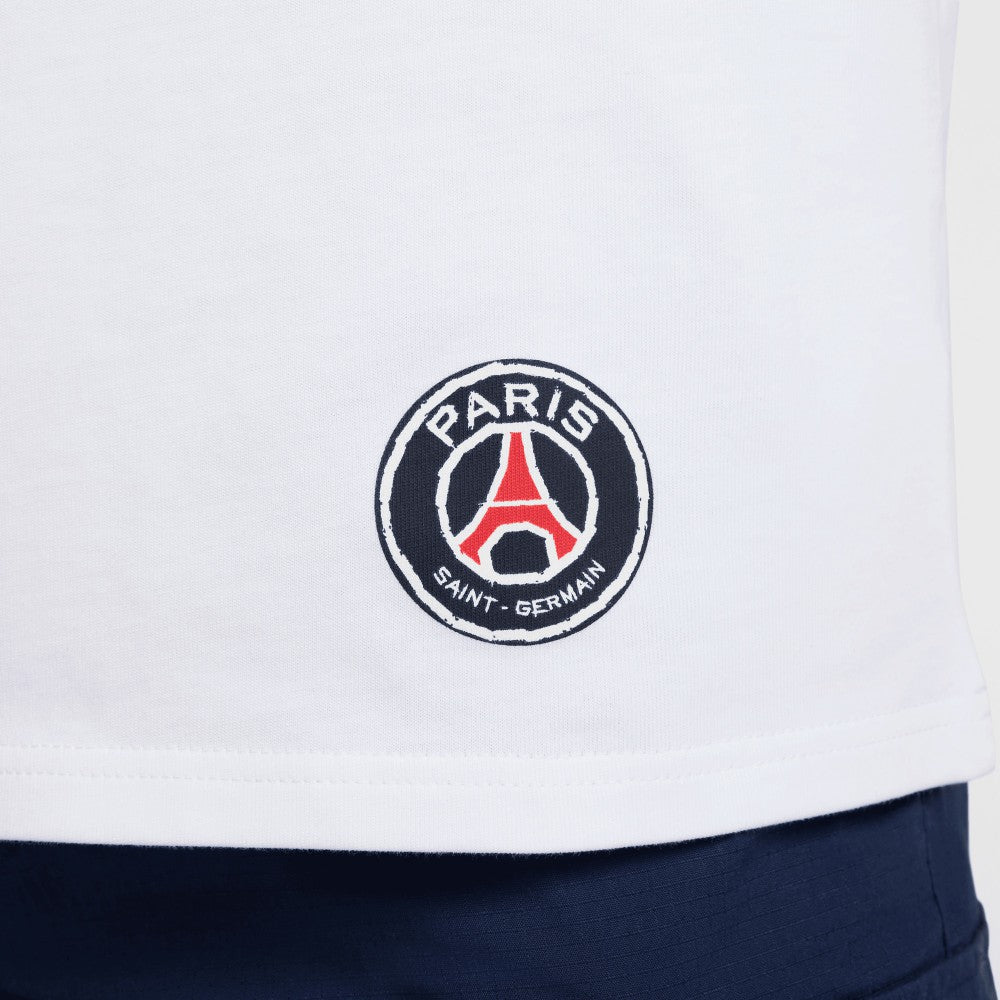 Paris Saint-Germain Swoosh T-Shirt White | Nike Sale