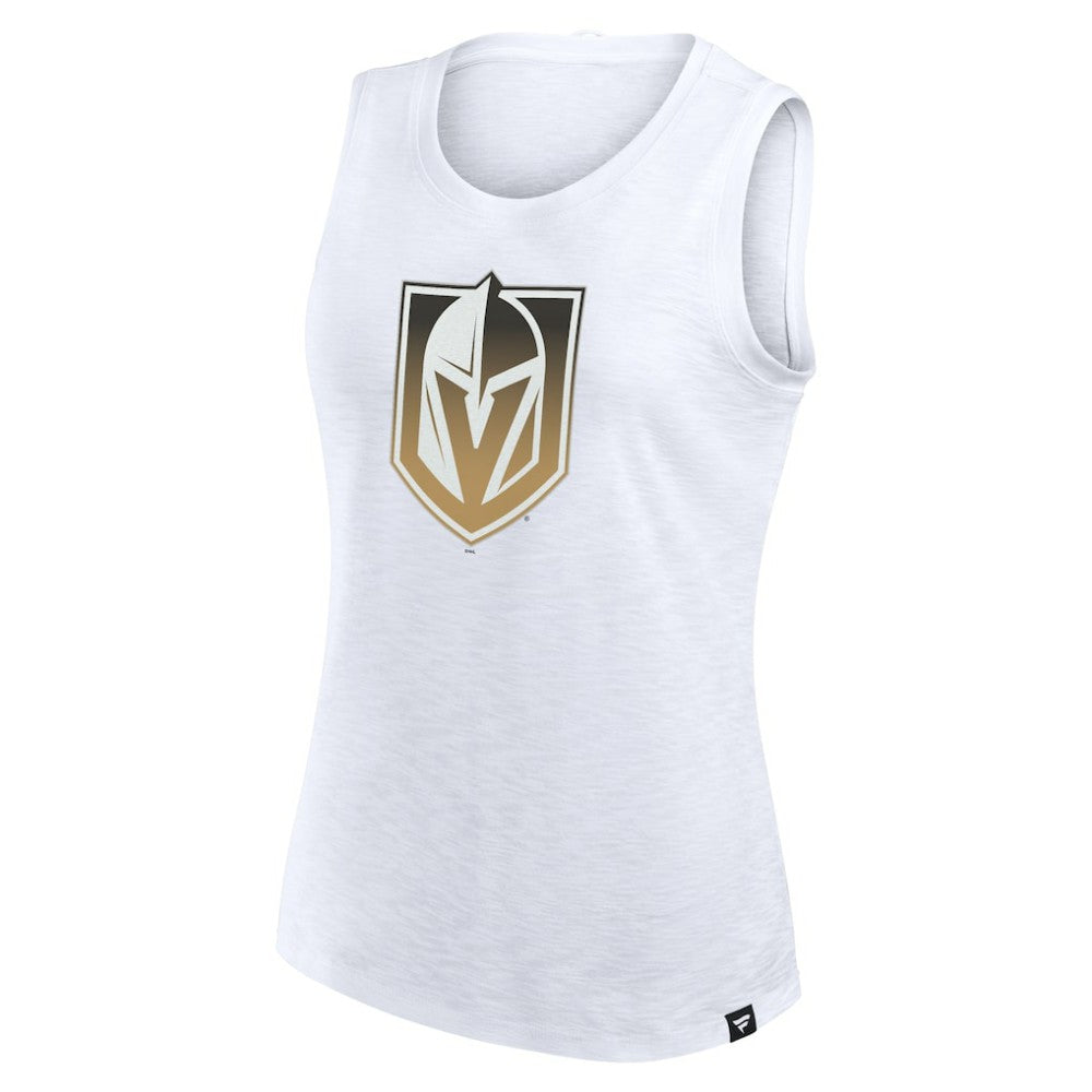 Vegas Golden Knights Fanatics Women's Slub Tank Top - White - NHL