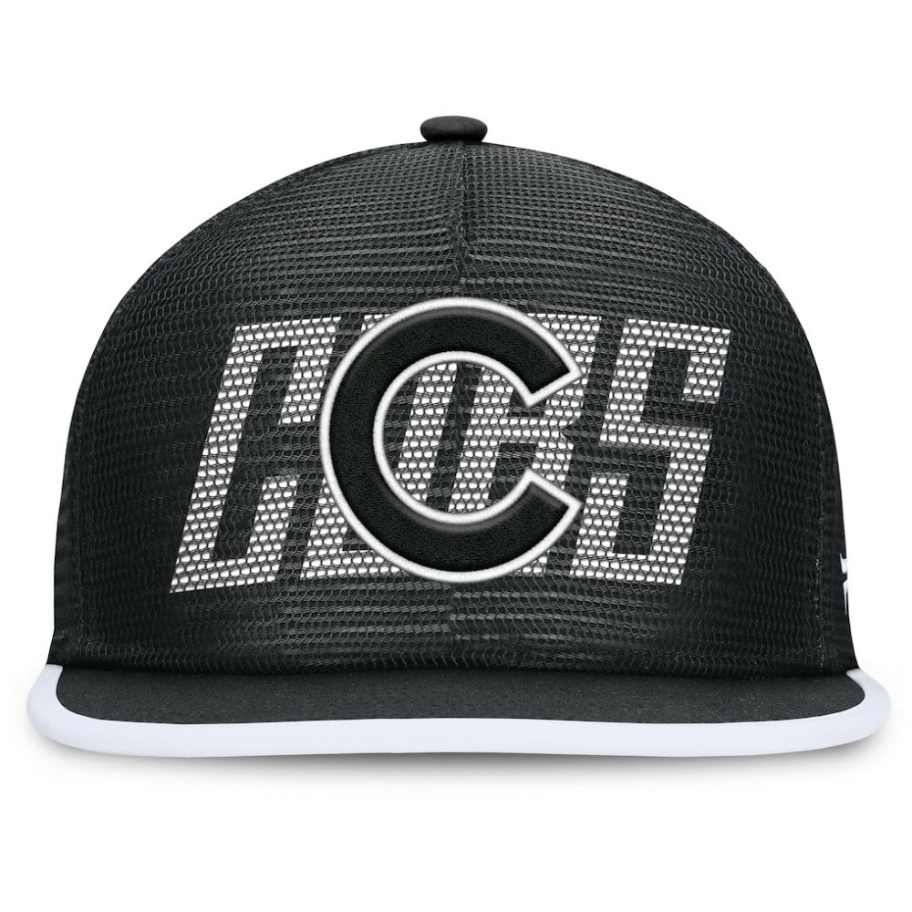 Chicago Cubs Fanatics Let's Glow Line Drive Snapback Hat - MLB