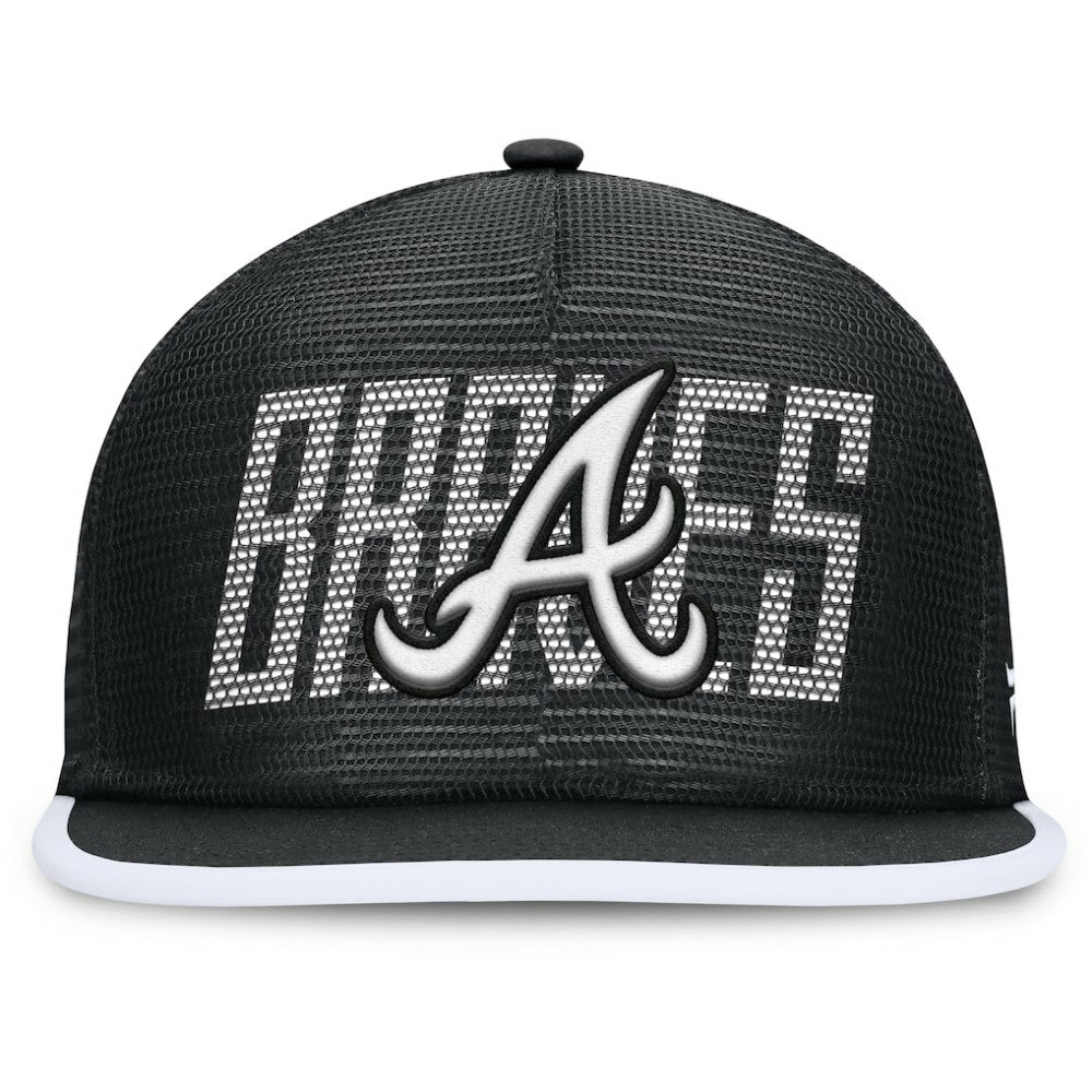 Atlanta Braves Fanatics Let's Glow Line Drive Snapback Hat - MLB