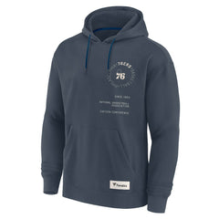 Philadelphia 76ers Future Ground Info Elements Premium Pullover Hoodie Blue - NBA