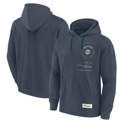 New York Knicks Future Ground Info Elements Premium Pullover Hoodie Blue - NBA