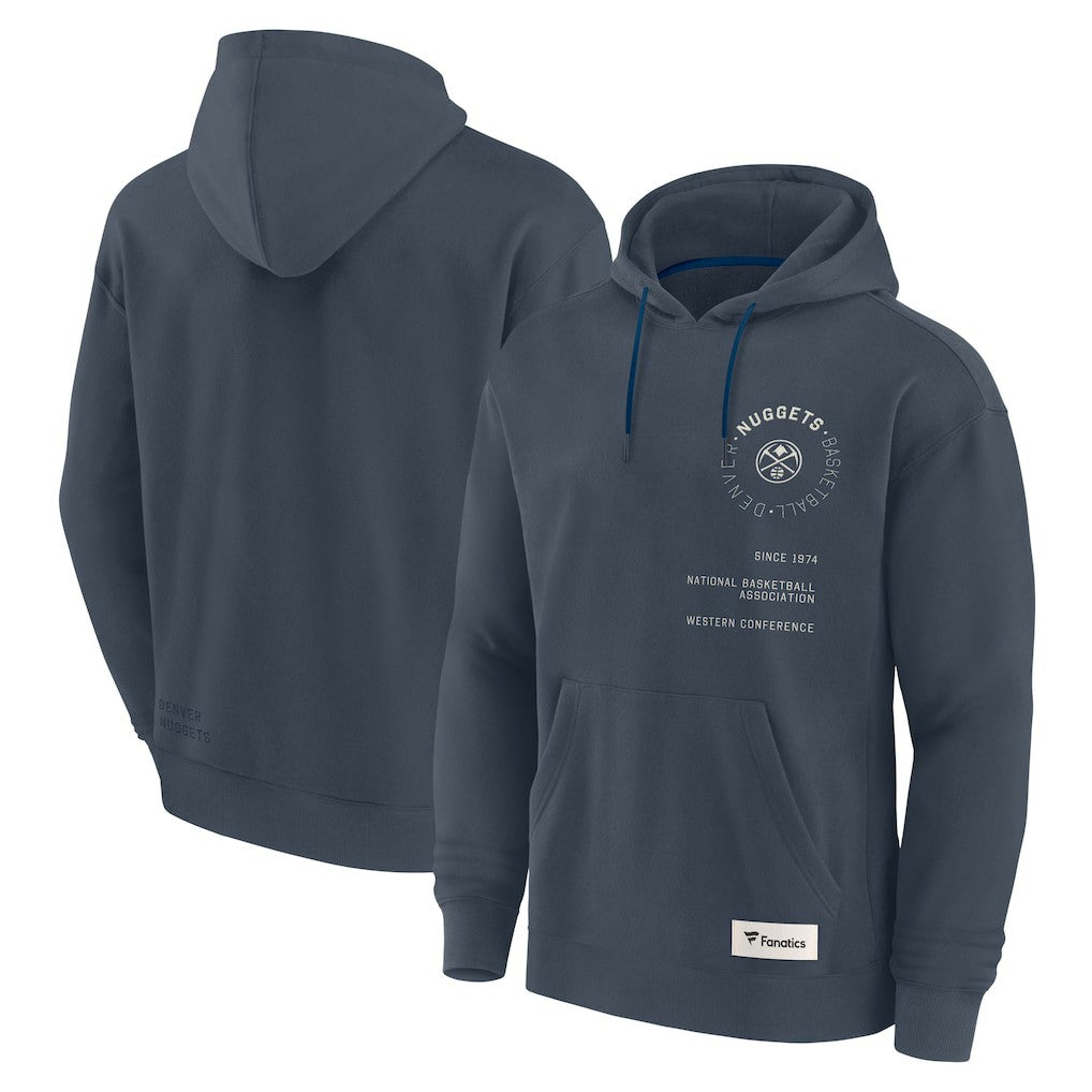 Denver Nuggets Future Ground Info Elements Premium Pullover Hoodie Blue - NBA
