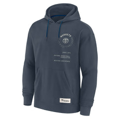 Denver Nuggets Future Ground Info Elements Premium Pullover Hoodie Blue - NBA