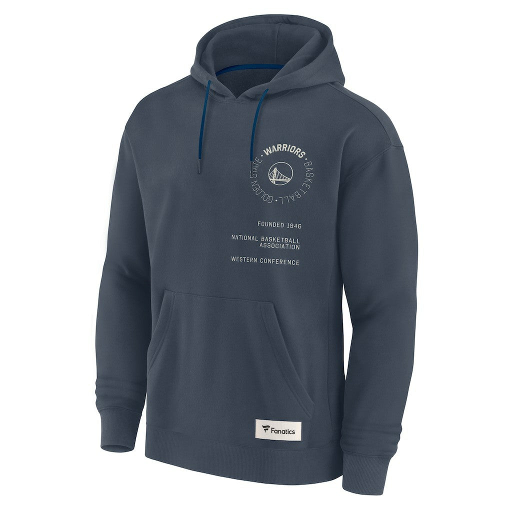 Golden State Warriors Future Ground Info Elements Premium Pullover Hoodie Blue - NBA