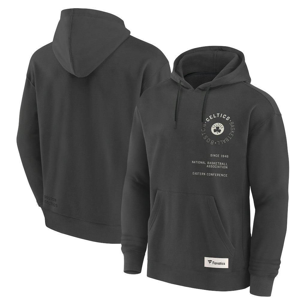 Boston Celtics Future Ground Info Elements Premium Pullover Hoodie Gray - NBA