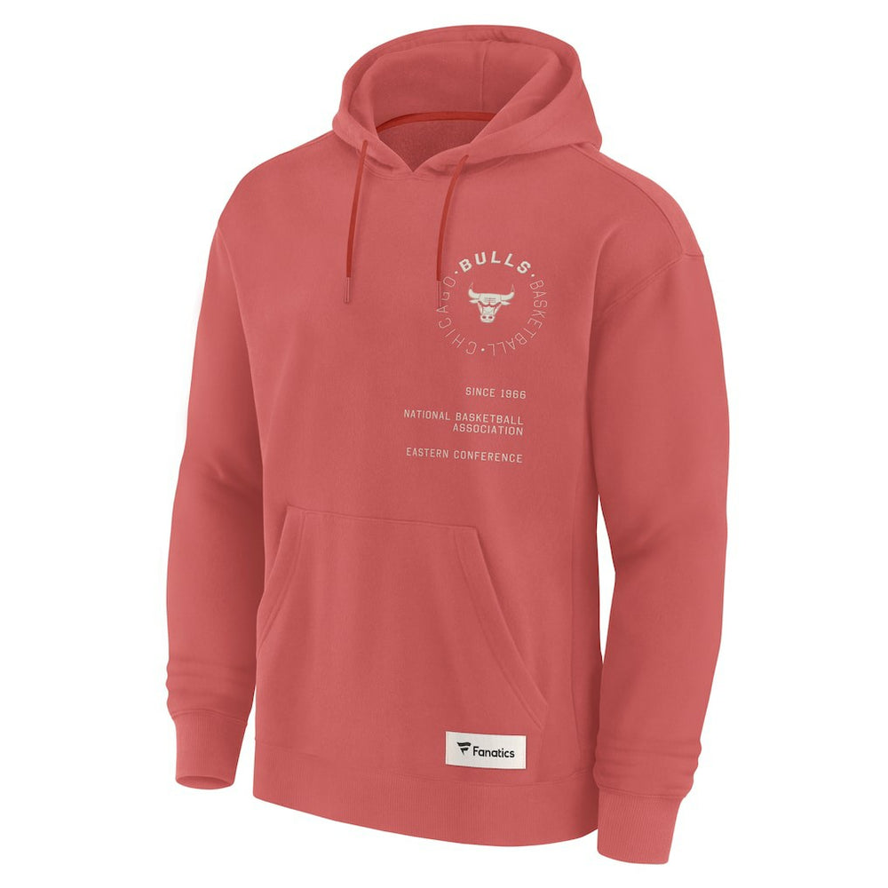 Chicago Bulls Future Ground Info Elements Premium Pullover Hoodie Red - NBA
