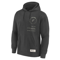 San Antonio Spurs Future Ground Info Elements Premium Pullover Hoodie Gray - NBA