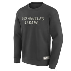 Los Angeles Lakers Elements Future Ground Lettering Pullover Sweatshirt Gray - NBA