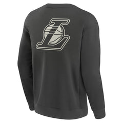 Los Angeles Lakers Elements Future Ground Lettering Pullover Sweatshirt Gray - NBA