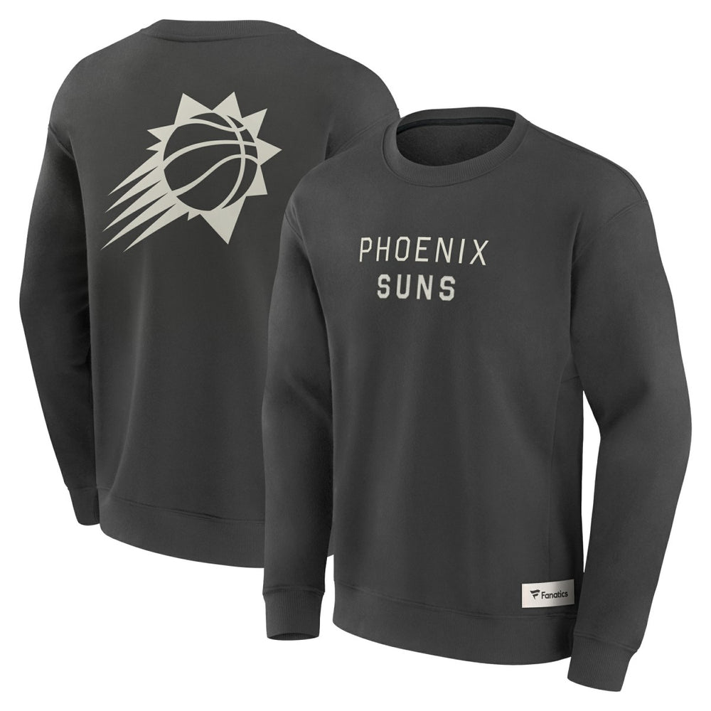 Phoenix Suns Elements Future Ground Lettering Pullover Sweatshirt Gray - NBA