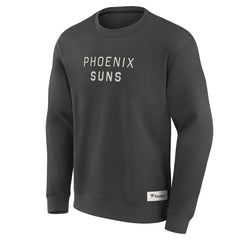 Phoenix Suns Elements Future Ground Lettering Pullover Sweatshirt Gray - NBA