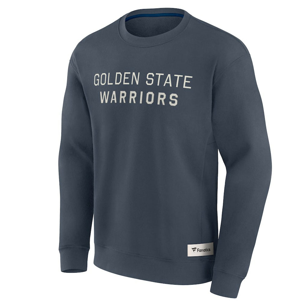 Golden State Warriors Elements Future Ground Lettering Pullover Sweatshirt Blue - NBA