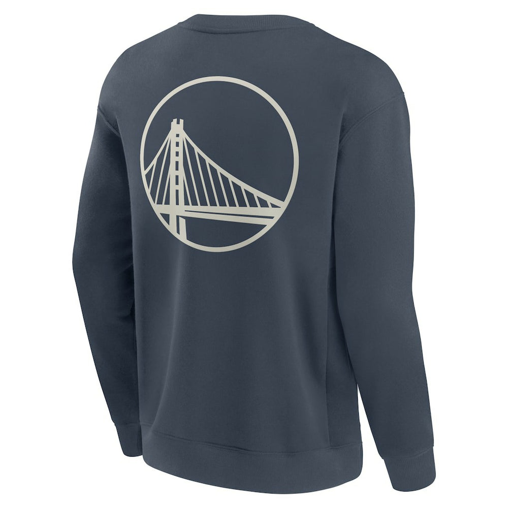Golden State Warriors Elements Future Ground Lettering Pullover Sweatshirt Blue - NBA