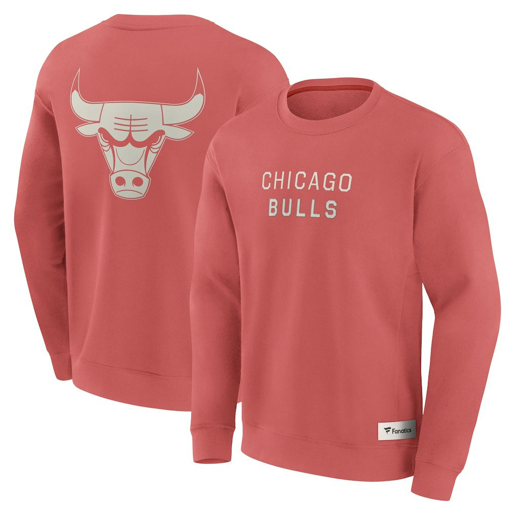 Chicago Bulls Elements Future Ground Lettering Pullover Sweatshirt Red - NBA
