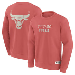 Chicago Bulls Elements Future Ground Lettering Pullover Sweatshirt Red - NBA