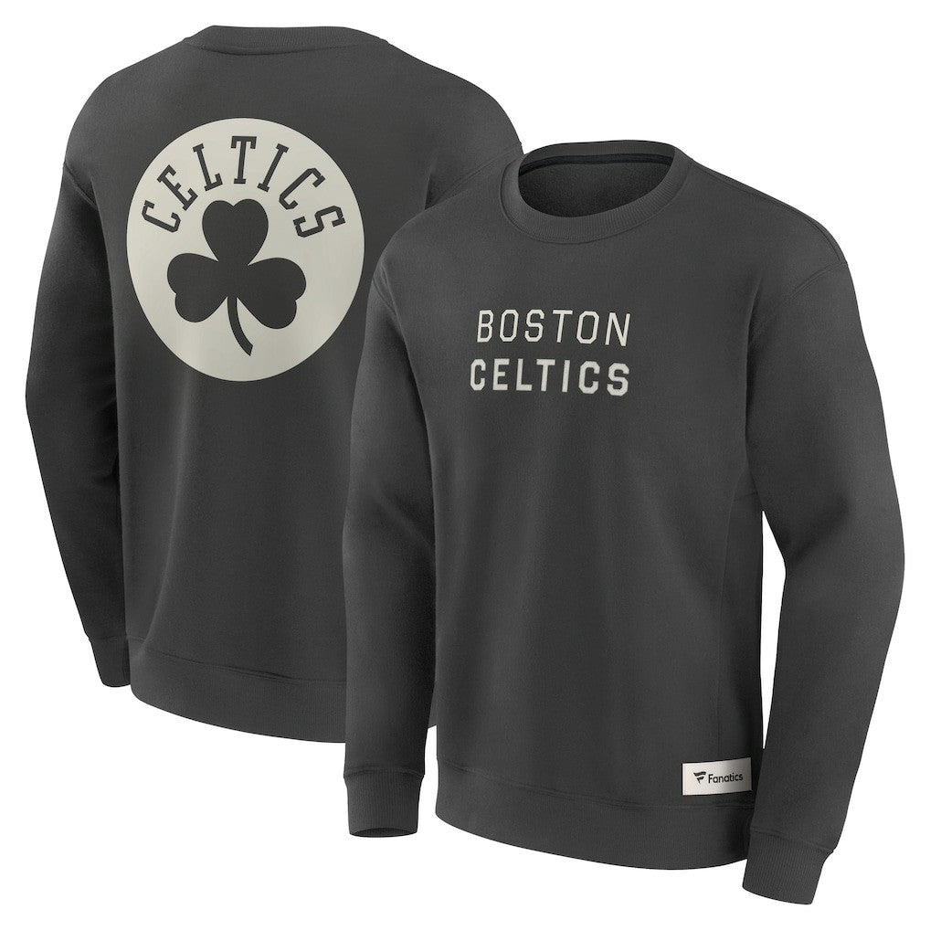Boston Celtics Elements Future Ground Lettering Pullover Sweatshirt Gray - NBA