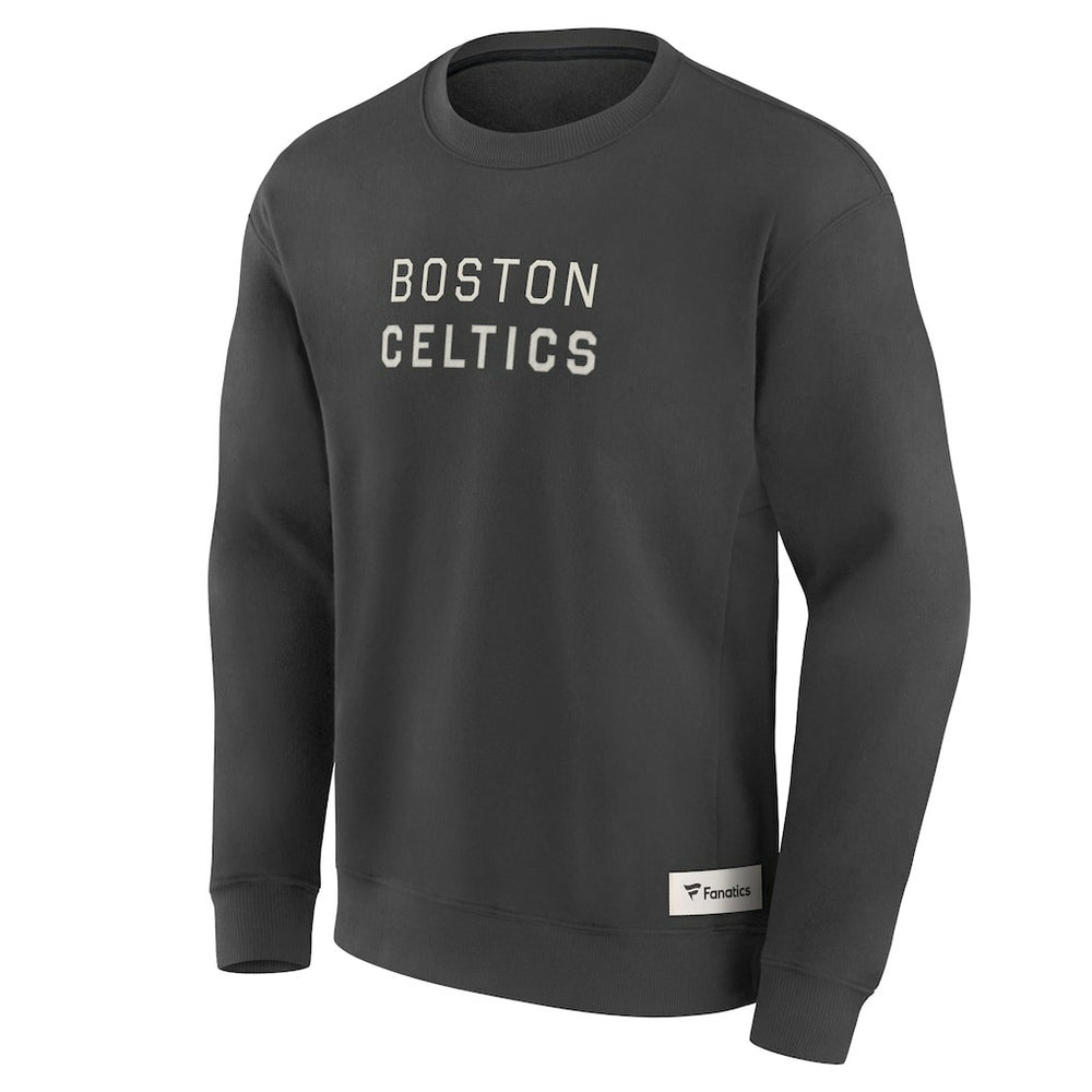 Boston Celtics Elements Future Ground Lettering Pullover Sweatshirt Gray - NBA