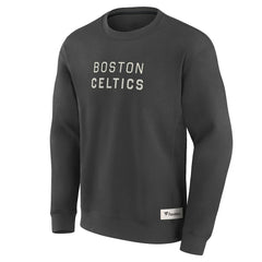 Boston Celtics Elements Future Ground Lettering Pullover Sweatshirt Gray - NBA