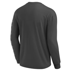 Milwaukee Bucks Elements Future Ground Tonal Info Long Sleeve T-Shirt Gray - NBA